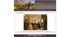 Desktop Screenshot of hotelvictormasse.com