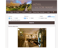 Tablet Screenshot of hotelvictormasse.com